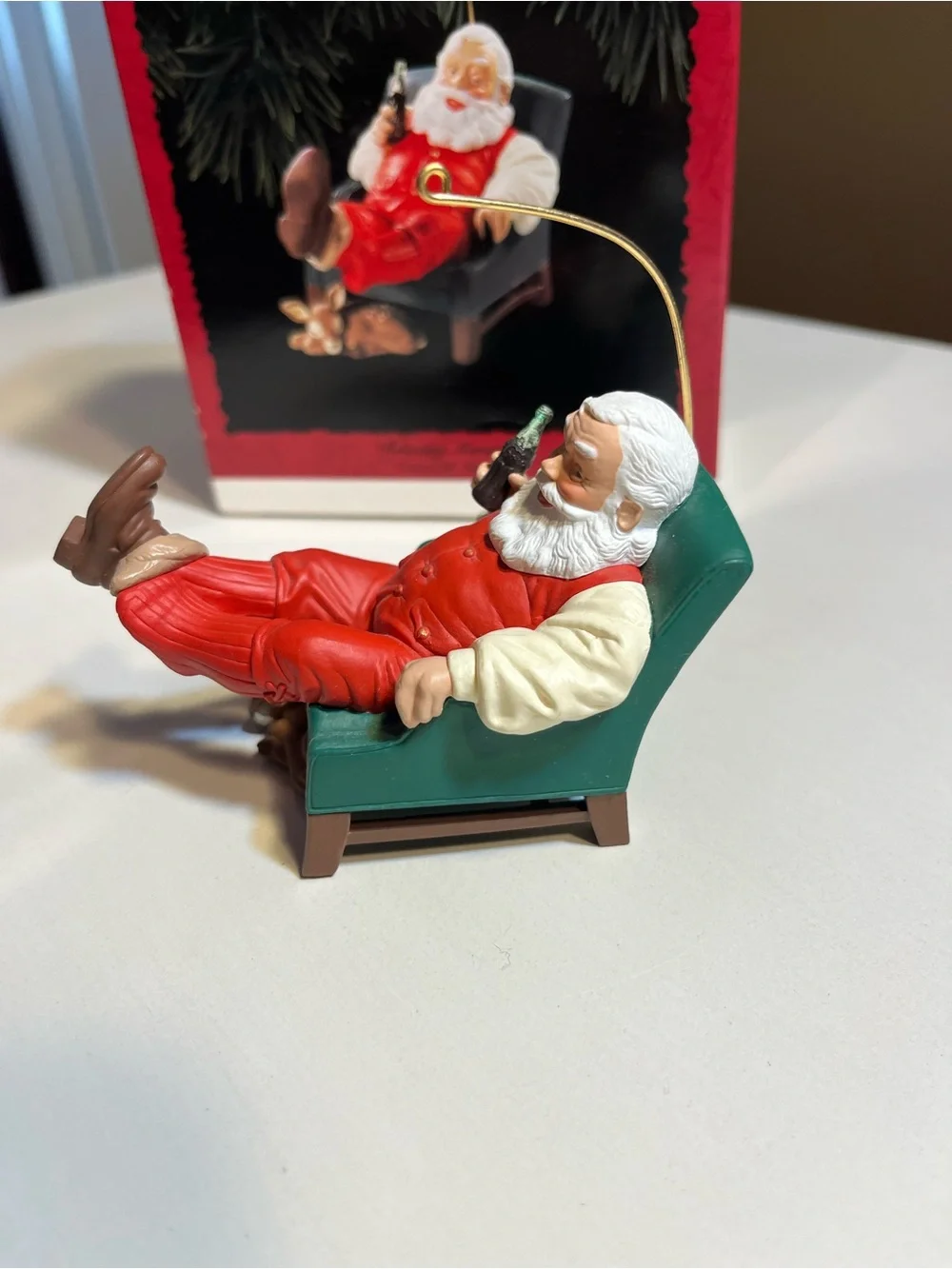 Hallmark Keepsake 2000 Relaxing MonentsCoca Cola and Santa
